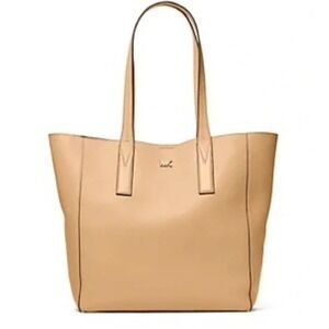 Michael Kors MK Large Junie Butternut Leather Tote Classic Preppy‎ Timeless